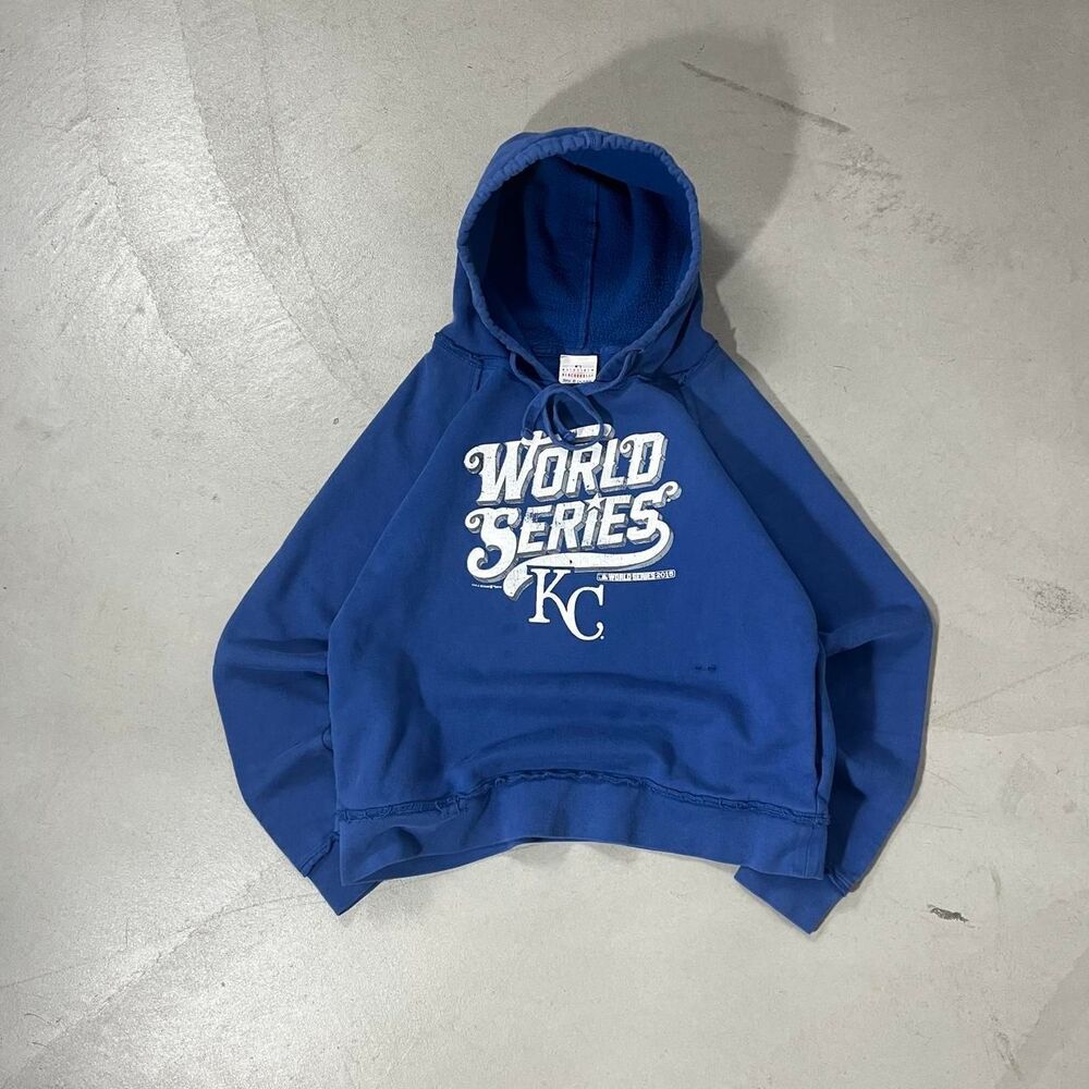 Mlb Men's Blue Hoodie